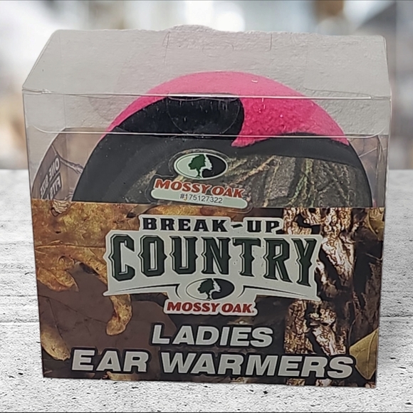 Mossy Oak Pink/Camo Ladies Ear Warmers - Picture 1 of 4